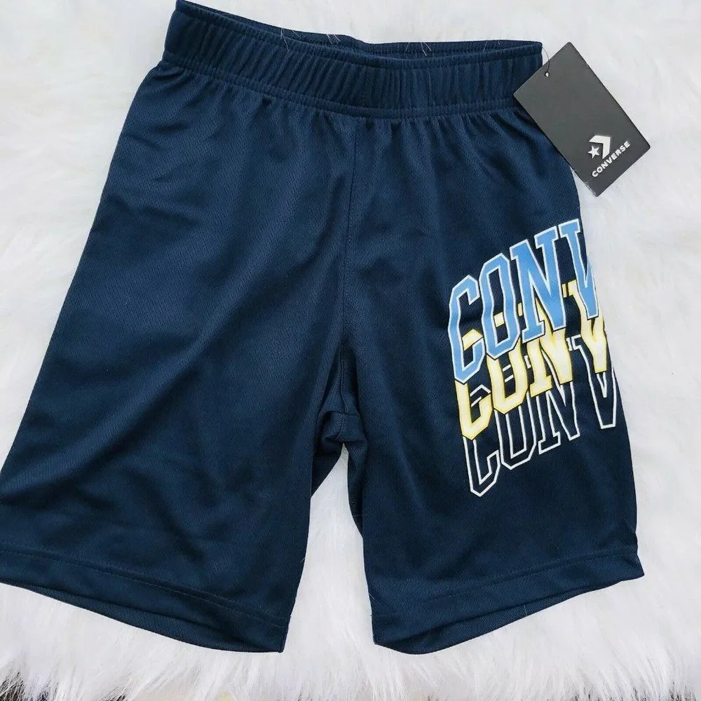 Brand New Converse Collegiate Shorts Color Blue Size Small For‎ Boys